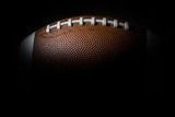 Fototapeta  - American football on dark background. Super bowl