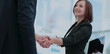 © ASDF - Business handshake. Two business people shaking hands in office.