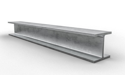 steel metal beam 3d