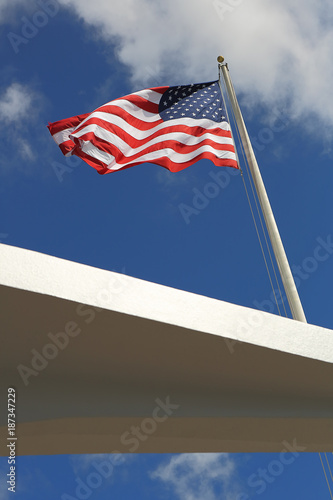 Fotografie, Tablou The USS Arizona Memorial in Pearl Harbor, Hawaii
