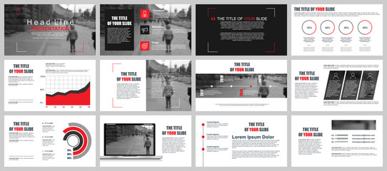 Aufkleber - Business presentation slides templates from infographic elements. Can be used for presentation, flyer and leaflet, brochure, corporate report, marketing, advertising, annual report, banner, booklet.