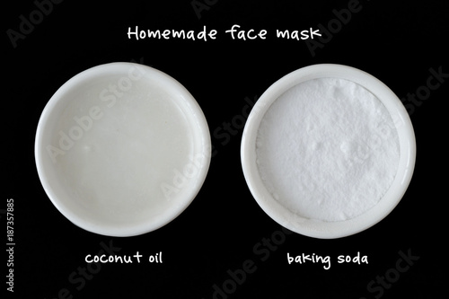 Download Homemade Face Mask Made Out Of Coconut Oil And Baking Soda Buy This Stock Photo And Explore Similar Images At Adobe Stock Adobe Stock PSD Mockup Templates