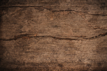 Wall Mural - Wood decay with wood termites,Old grunge dark textured wooden background,The surface of the old brown wood texture