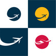 © etraveler - Airplane icons. Airlines. Plane