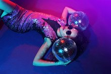 Sexy Disco Party Woman.