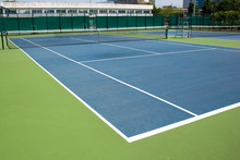Empty Tennis Court 