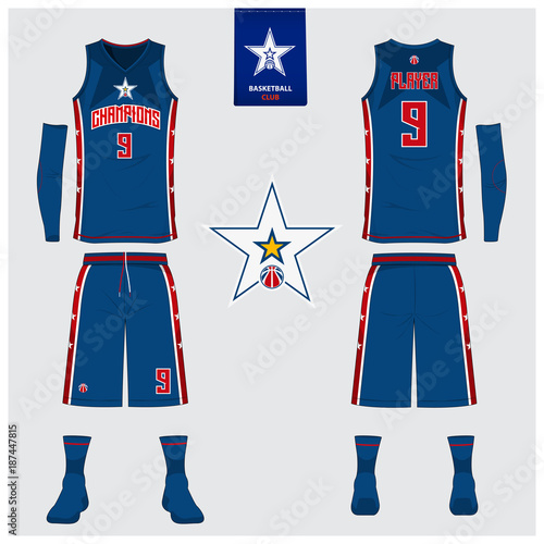 Download Basketball uniform template design. Tank top t-shirt ...
