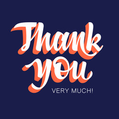 Wall Mural - Thank You 003
