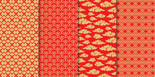 Chinese Pattern Set. Decorative Background,illustration EPS10.
