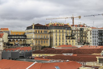 Views of Lisbon city in the afternoon