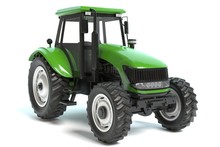 3d Illustration Of A Farming Tractor
