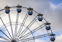 A Ferris Wheel In An Amusement Park