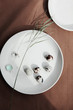 © Ellie Baygulov/Stocksy - Quail eggs on platter