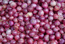 Red Onions For Sale In The Market