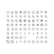 © Simple Glyphs - basic ui icon set vector isolated