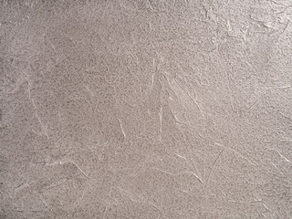 neutral background - gray-beige textured silver metallic decorative embossed painted plaster