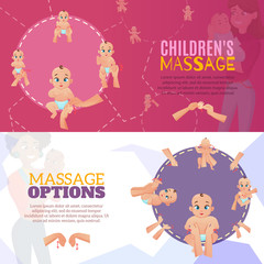 Poster - Baby Massage Banners Set