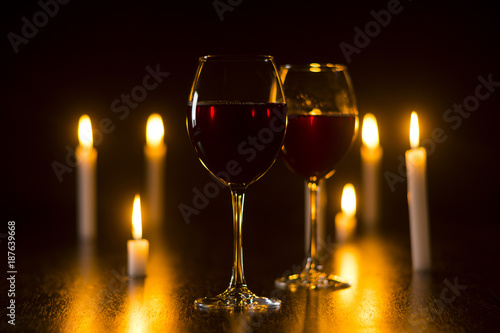 Red Wine Glass And Candle Romantic Ambiance Composition Photography Happy New Year Romance Valentines Day Buy This Stock Photo And Explore Similar Images At Adobe Stock Adobe Stock