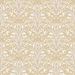 © pantero4ka - Symmetric seamless golden pattern. Decorative background in Baroque style. The rich decor of the shapes and lines for design of cloth or paper. Vector illustration.