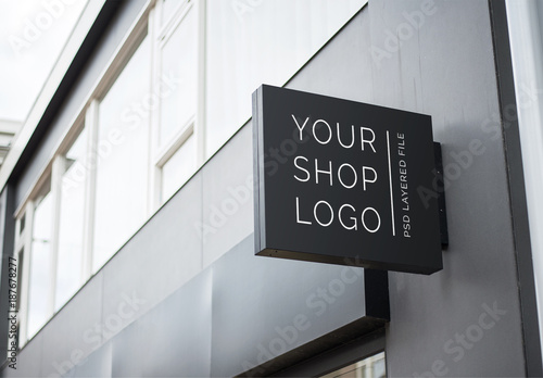 Download Outdoor Store Banner Signage Mockup 2 Buy This Stock Template And Explore Similar Templates At Adobe Stock Adobe Stock PSD Mockup Templates