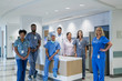 © Cavan Images - Portrait of doctors in hospital