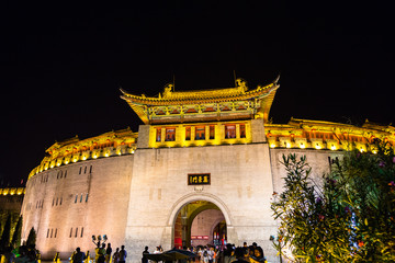 Wall Mural - Lijing gate is the fortified entrance to the old city of Luoyang, henan, China