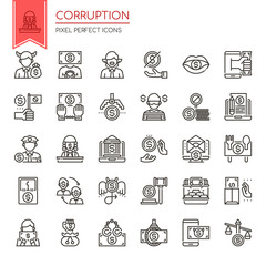 Sticker - Corruption Elements , Thin Line and Pixel Perfect Icons.