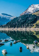 © Luis - The snow capped mountain peaks in the spring in the Wägital valley ,Schwyz, Switzerland