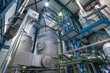 Power plant flue gas condenser