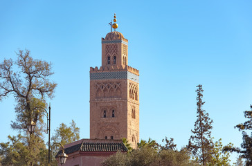 Wall Mural - Traditional Moroccan minaret, Morocco