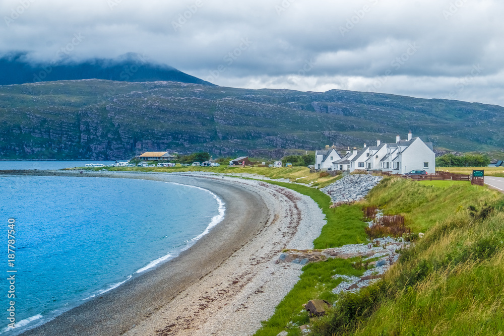 Fishing Village Near Ullapool In The North QWest Of The Highlands Of