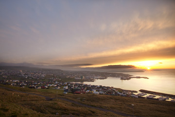 Wall Mural - Faroe island, Torshavn, Denmark