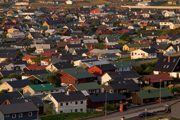 Sticker - Faroe island, Torshavn, Denmark