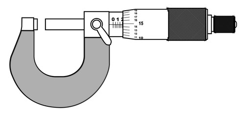 Canvas Print - Precision Instrument Micrometer