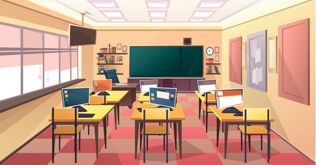 school classroom interior