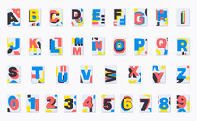 Alphabet Poster Font Design