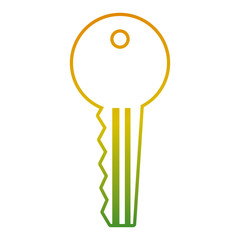 Poster - key access security protection icon vector illustration