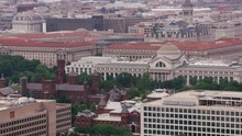 Washington, D.C. Circa-2017, Aerial View Of Smithsonian Museums At National Mall.  Shot With Cineflex And RED Epic-W Helium. 
