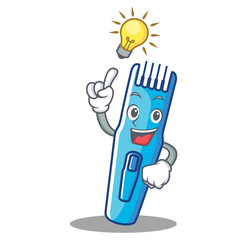 Poster - Have an idea trimmer mascot cartoon style