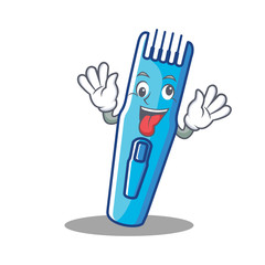 Poster - Crazy trimmer mascot cartoon style