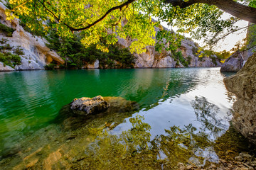 Wall Mural - Basses Gorges du Verdon au printemps. Quinson, Provence, France.