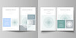 © Raevsky Lab - Business templates for bi fold brochure, magazine, flyer, booklet. Cover design template, abstract vector layout in A4 size. Minimalistic background with lines. Gray geometric shapes, simple pattern.