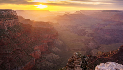 Poster - Sunset at the Grand Canyon