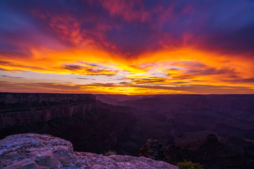 Poster - Sunset at the Grand Canyon