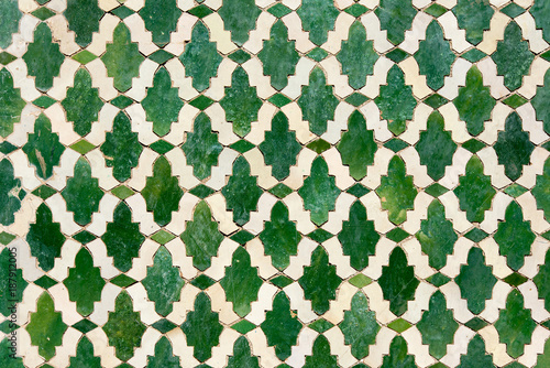 Moroccan Tiles With Traditional Arabic Patterns Ceramic Tiles