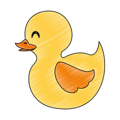 Sticker - cute little duck icon