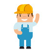 © Gstudio - funny builder avatar character