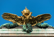 Doppeladler und Kaiserkrone am Dach der Wiener Hofburg
