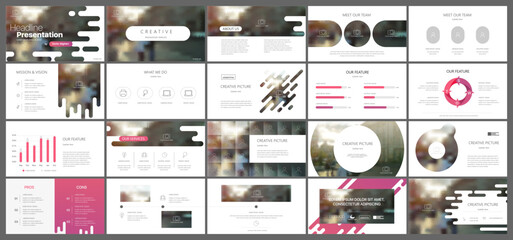 Wall Mural - presentation templates elements on a white background. vector infographics. use in presentation, fly