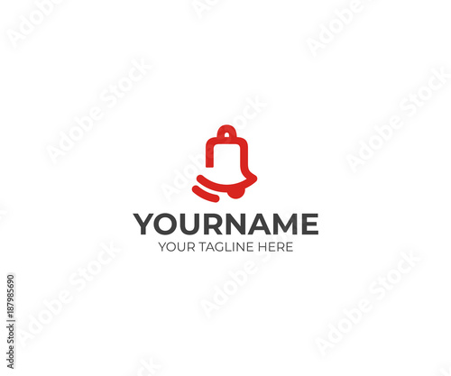 Cuadros en Lienzo Bell ring logo template